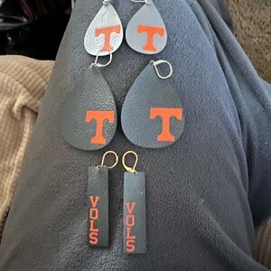 Tennessee Volunteers New Lot of 3 Earrings